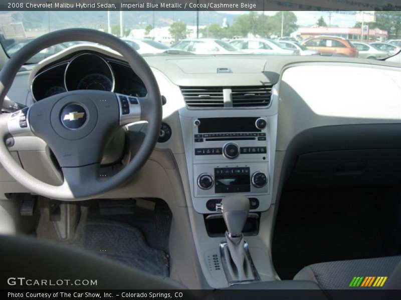 Imperial Blue Metallic / Cocoa/Cashmere Beige 2008 Chevrolet Malibu Hybrid Sedan