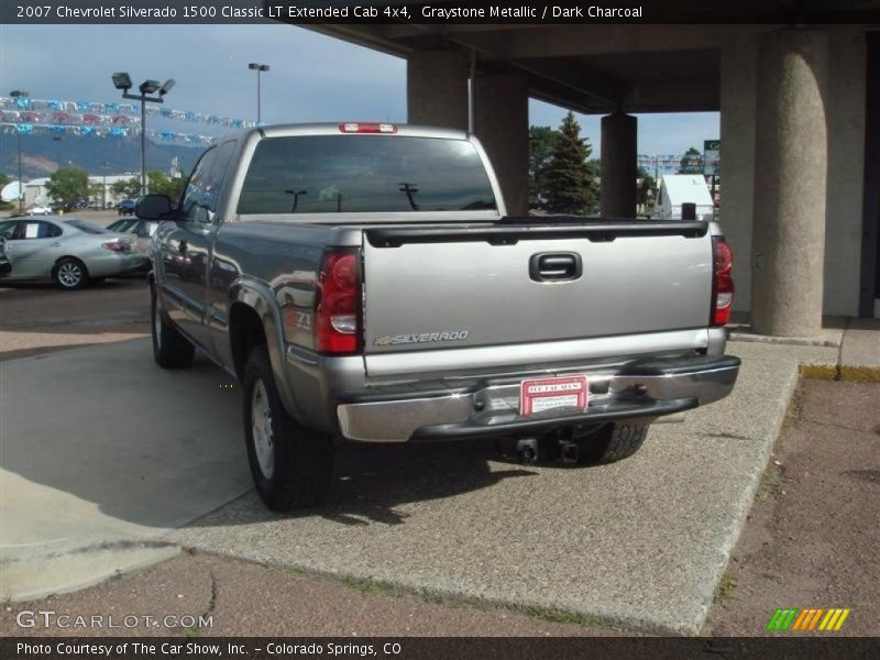 Graystone Metallic / Dark Charcoal 2007 Chevrolet Silverado 1500 Classic LT Extended Cab 4x4