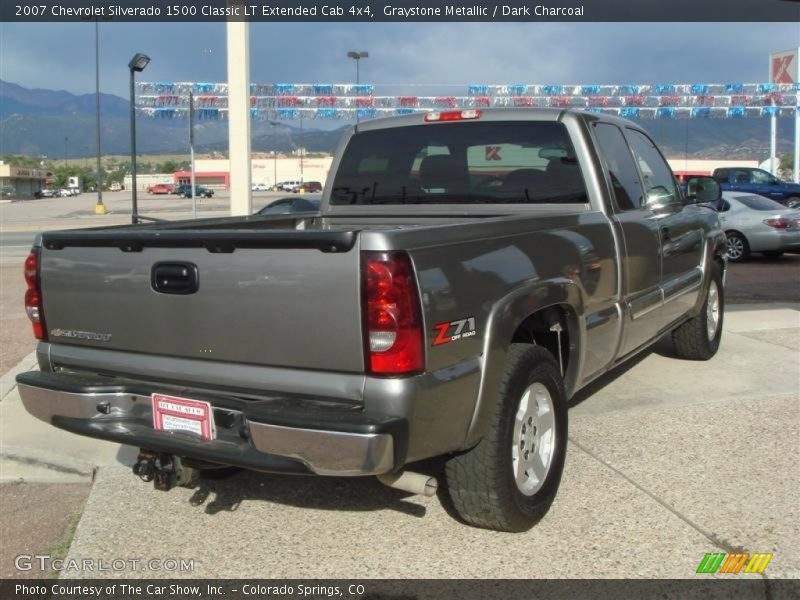Graystone Metallic / Dark Charcoal 2007 Chevrolet Silverado 1500 Classic LT Extended Cab 4x4