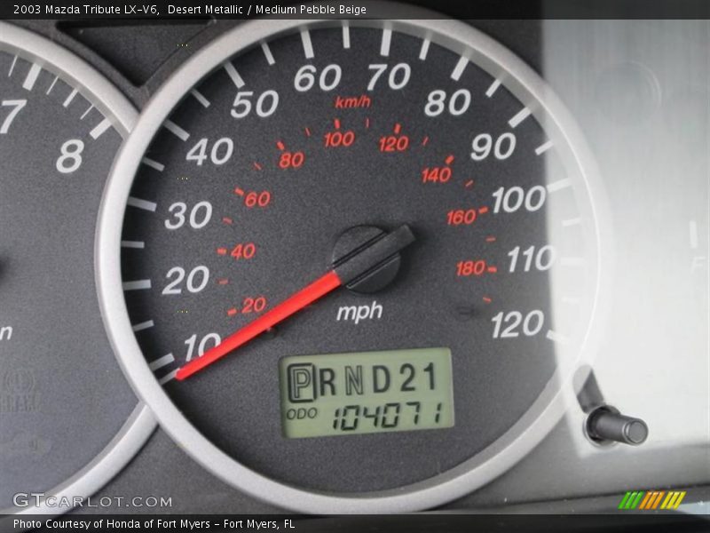 Desert Metallic / Medium Pebble Beige 2003 Mazda Tribute LX-V6