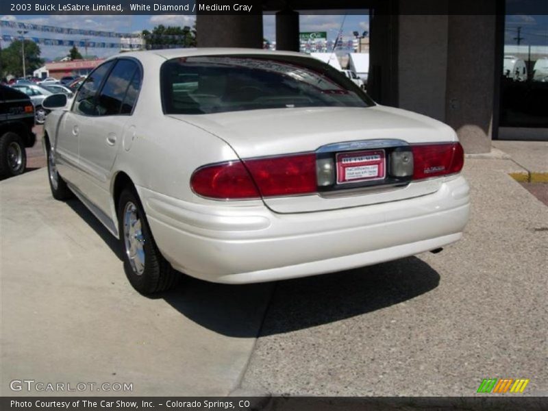 White Diamond / Medium Gray 2003 Buick LeSabre Limited