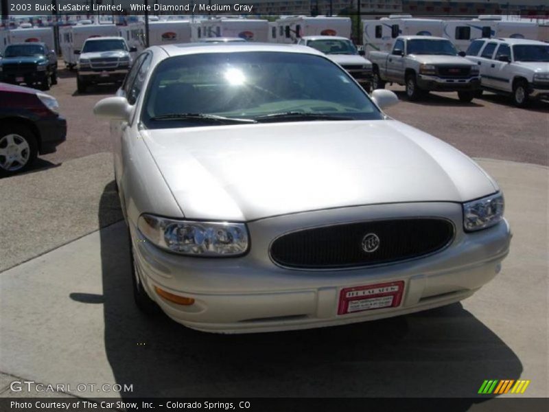 White Diamond / Medium Gray 2003 Buick LeSabre Limited