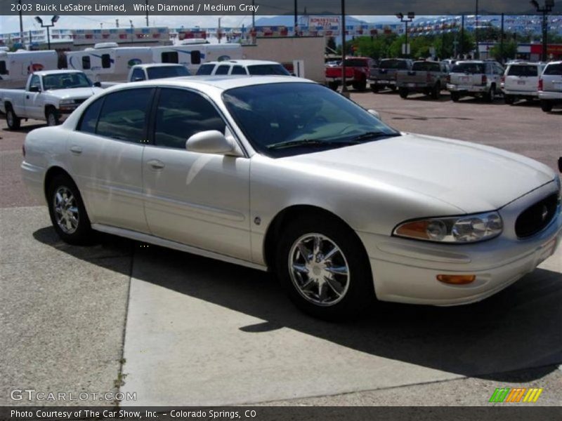White Diamond / Medium Gray 2003 Buick LeSabre Limited