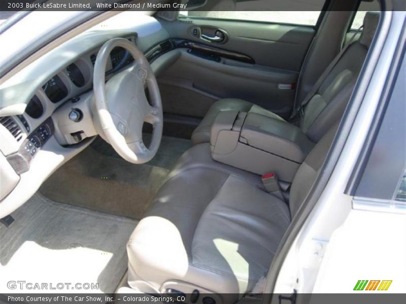 White Diamond / Medium Gray 2003 Buick LeSabre Limited