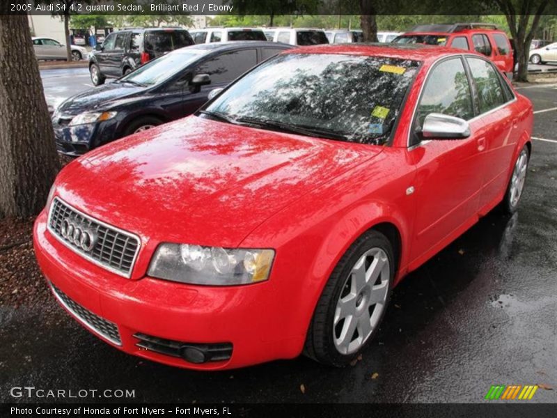 Front 3/4 View of 2005 S4 4.2 quattro Sedan