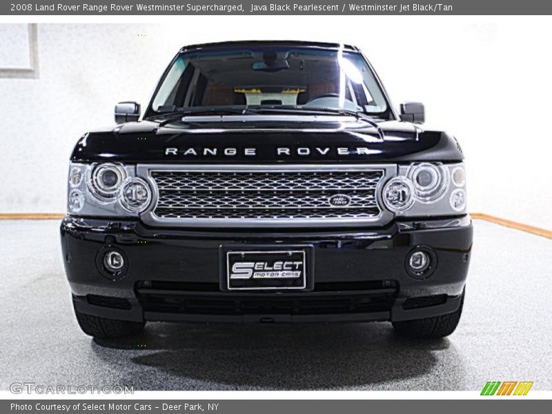Java Black Pearlescent / Westminster Jet Black/Tan 2008 Land Rover Range Rover Westminster Supercharged