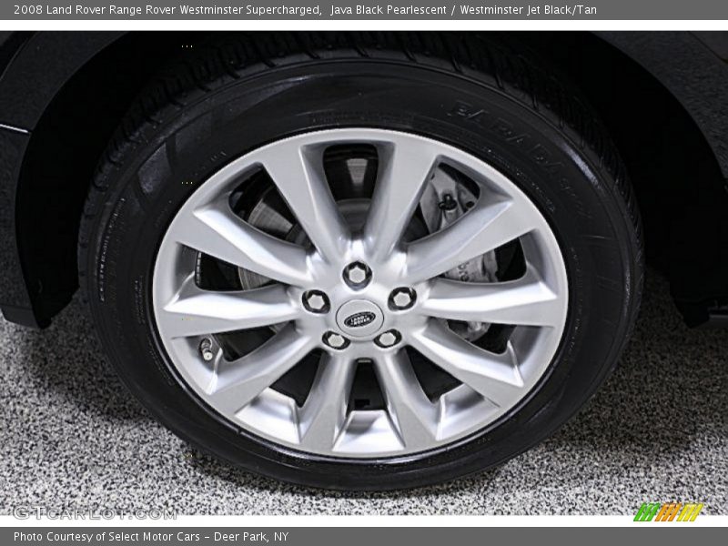 Java Black Pearlescent / Westminster Jet Black/Tan 2008 Land Rover Range Rover Westminster Supercharged