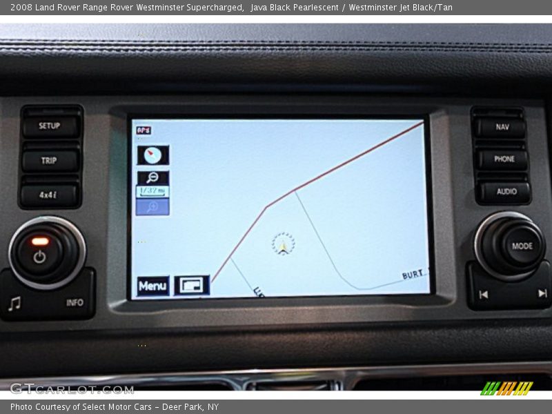 Java Black Pearlescent / Westminster Jet Black/Tan 2008 Land Rover Range Rover Westminster Supercharged