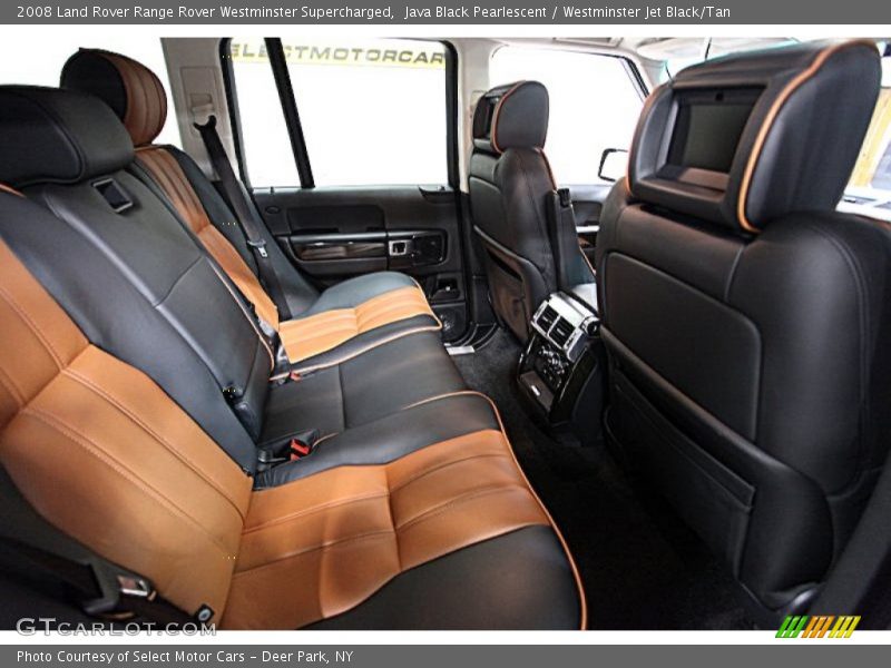 Java Black Pearlescent / Westminster Jet Black/Tan 2008 Land Rover Range Rover Westminster Supercharged