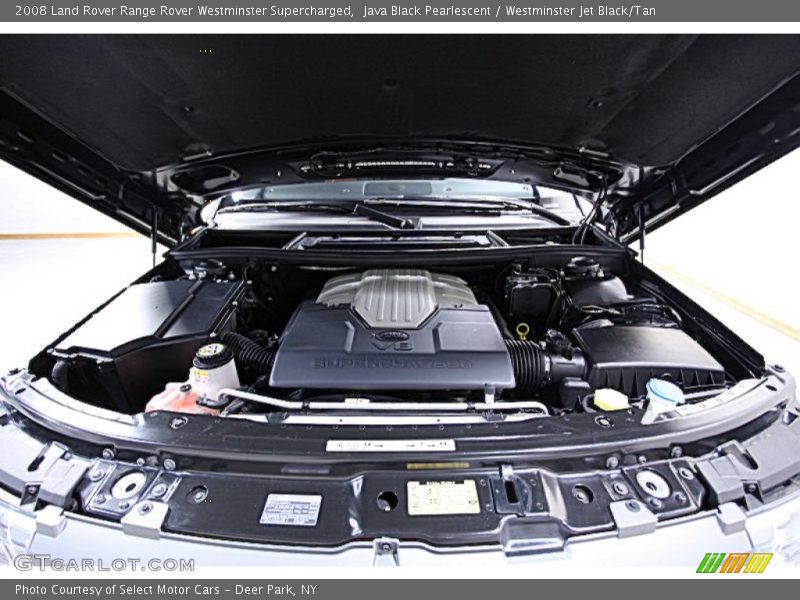 Java Black Pearlescent / Westminster Jet Black/Tan 2008 Land Rover Range Rover Westminster Supercharged