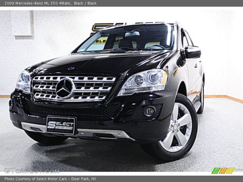 Black / Black 2009 Mercedes-Benz ML 350 4Matic