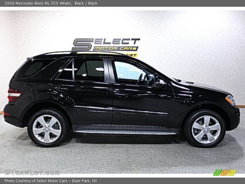 Black / Black 2009 Mercedes-Benz ML 350 4Matic