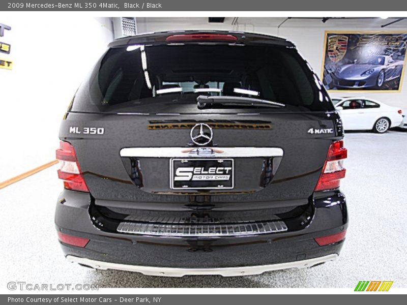 Black / Black 2009 Mercedes-Benz ML 350 4Matic