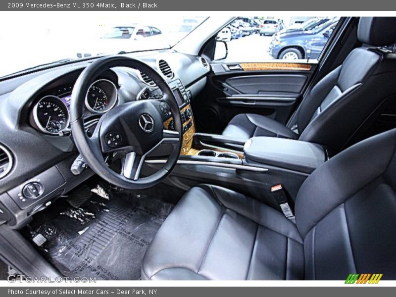 Black / Black 2009 Mercedes-Benz ML 350 4Matic