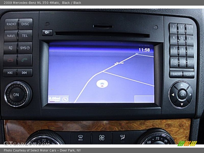 Black / Black 2009 Mercedes-Benz ML 350 4Matic