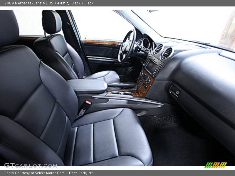 Black / Black 2009 Mercedes-Benz ML 350 4Matic