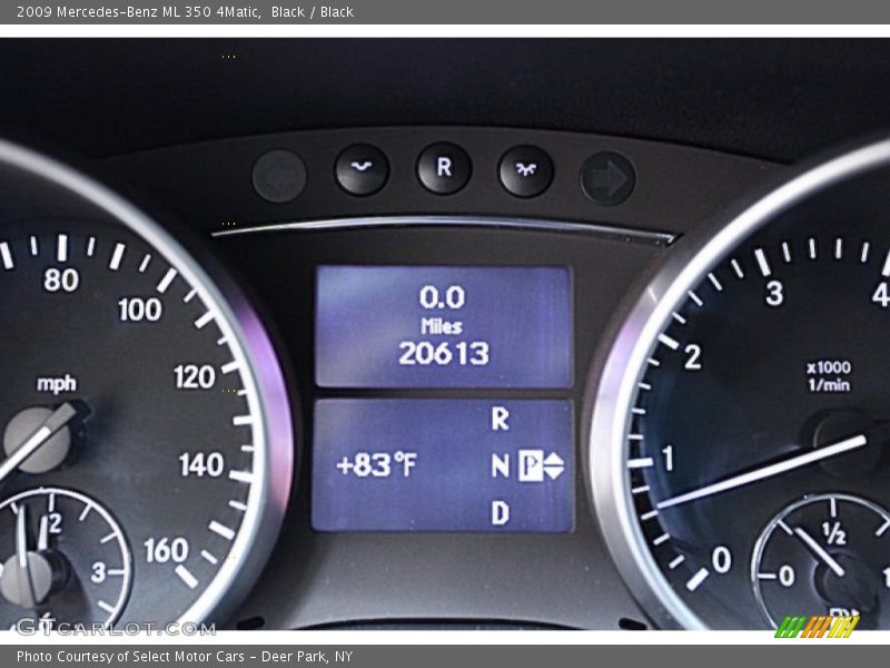 Black / Black 2009 Mercedes-Benz ML 350 4Matic