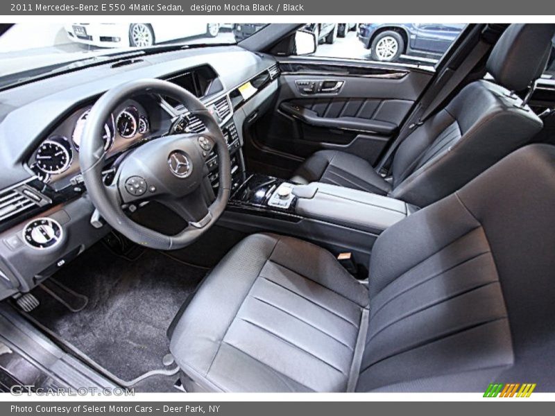 designo Mocha Black / Black 2011 Mercedes-Benz E 550 4Matic Sedan