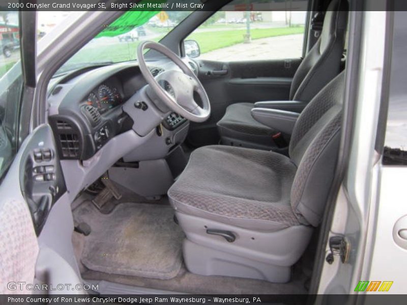  2000 Grand Voyager SE Mist Gray Interior