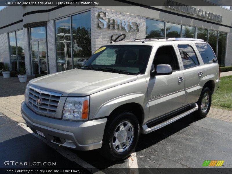 Quicksilver / Pewter Gray 2004 Cadillac Escalade AWD