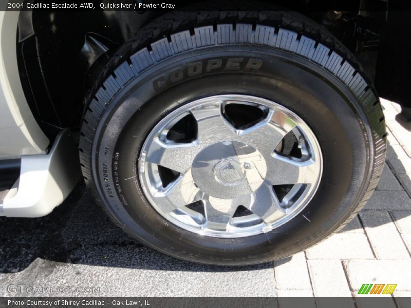 Quicksilver / Pewter Gray 2004 Cadillac Escalade AWD