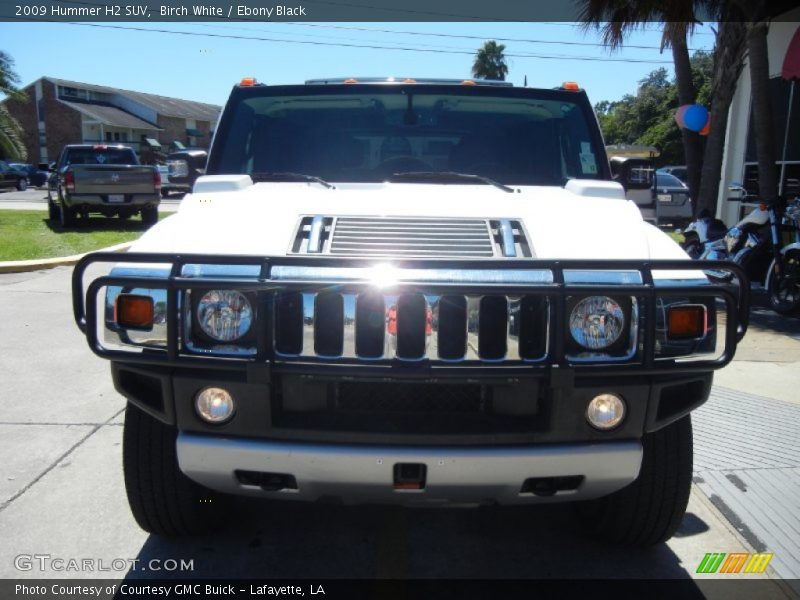 Birch White / Ebony Black 2009 Hummer H2 SUV