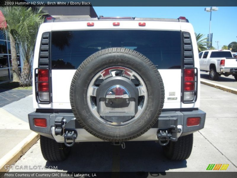 Birch White / Ebony Black 2009 Hummer H2 SUV