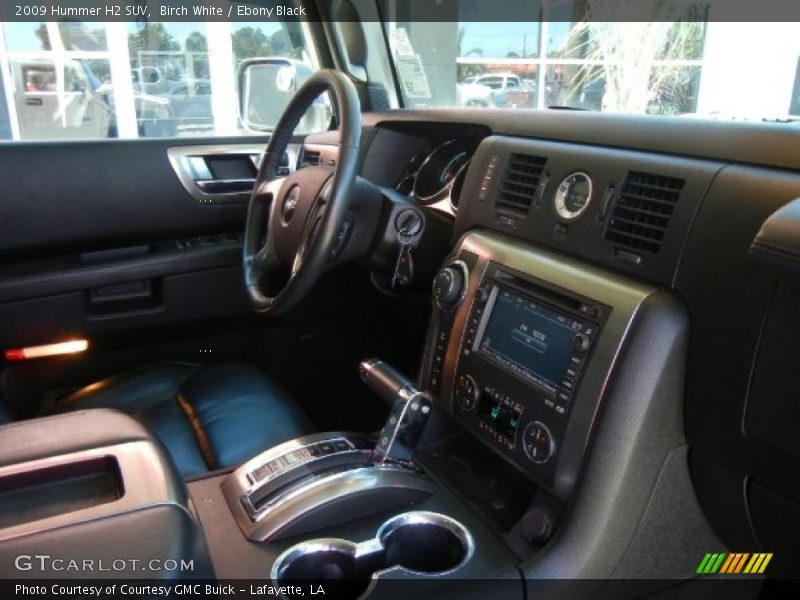 Birch White / Ebony Black 2009 Hummer H2 SUV