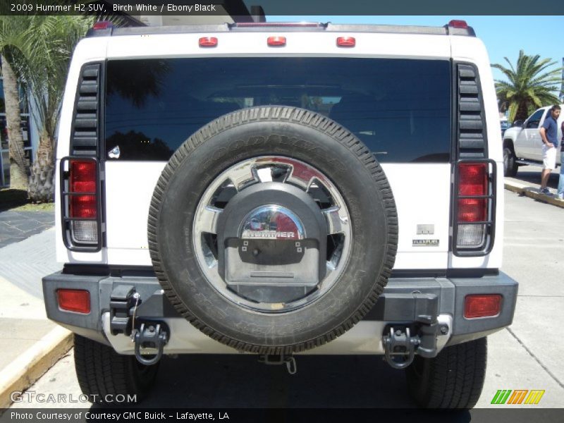 Birch White / Ebony Black 2009 Hummer H2 SUV