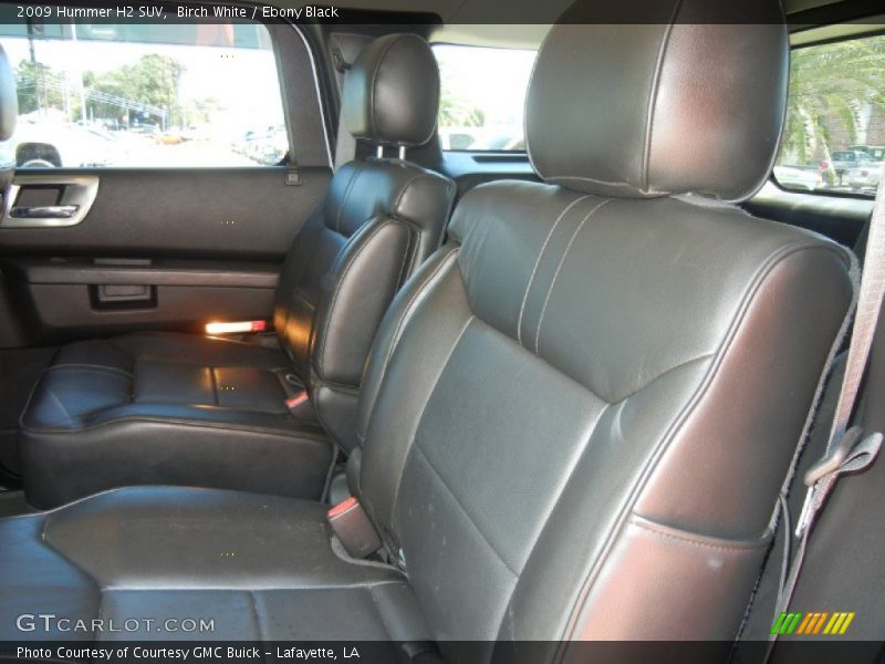 Birch White / Ebony Black 2009 Hummer H2 SUV