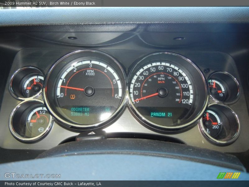  2009 H2 SUV SUV Gauges