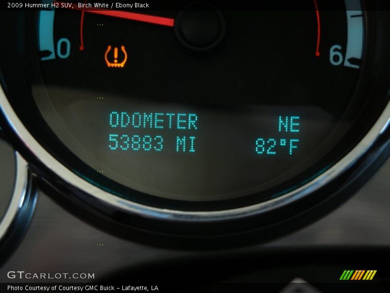 Birch White / Ebony Black 2009 Hummer H2 SUV