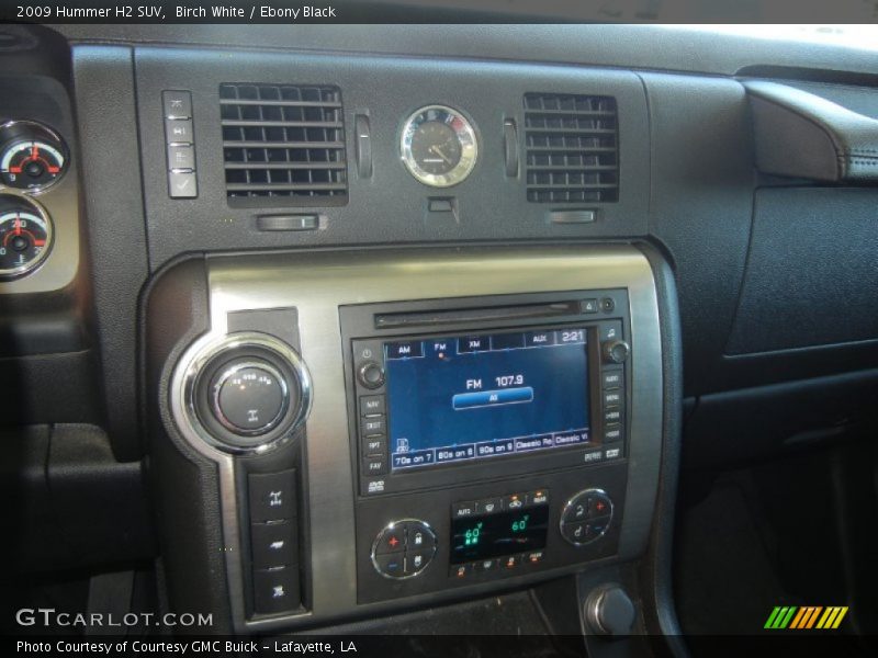 Birch White / Ebony Black 2009 Hummer H2 SUV