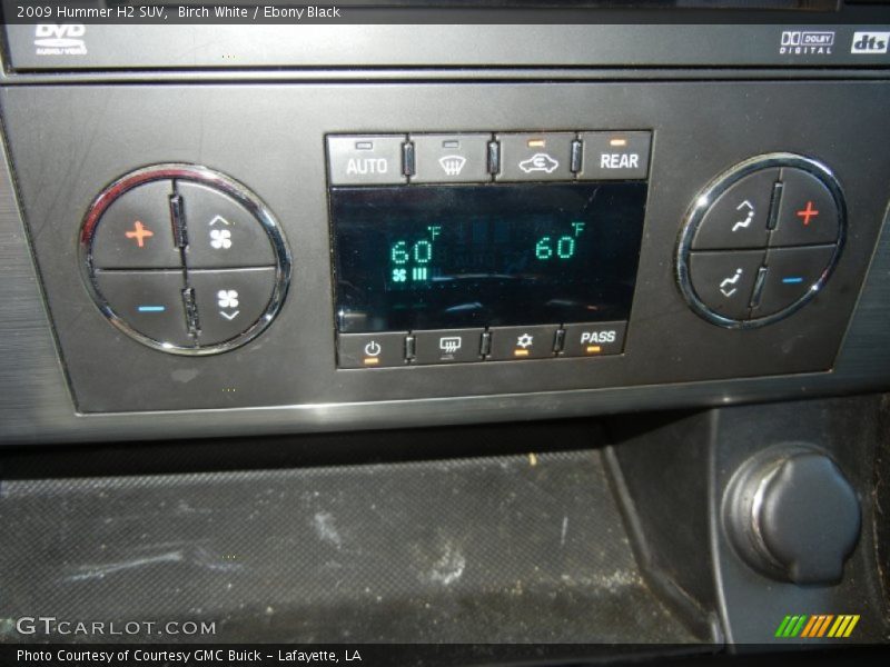 Birch White / Ebony Black 2009 Hummer H2 SUV