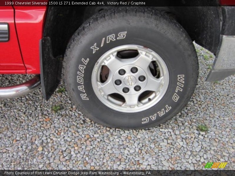 Victory Red / Graphite 1999 Chevrolet Silverado 1500 LS Z71 Extended Cab 4x4