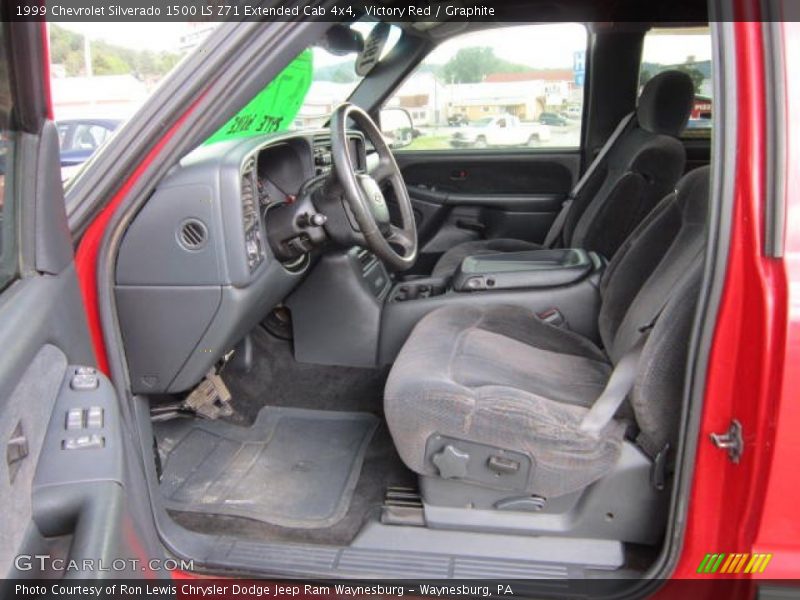  1999 Silverado 1500 LS Z71 Extended Cab 4x4 Graphite Interior