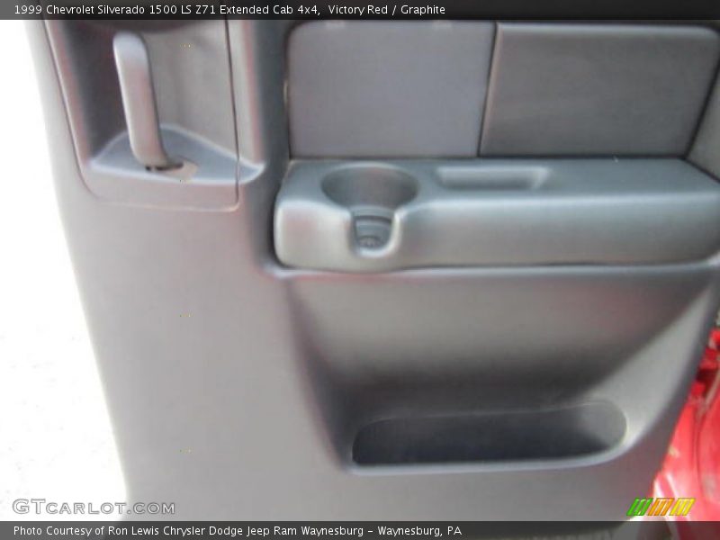 Victory Red / Graphite 1999 Chevrolet Silverado 1500 LS Z71 Extended Cab 4x4
