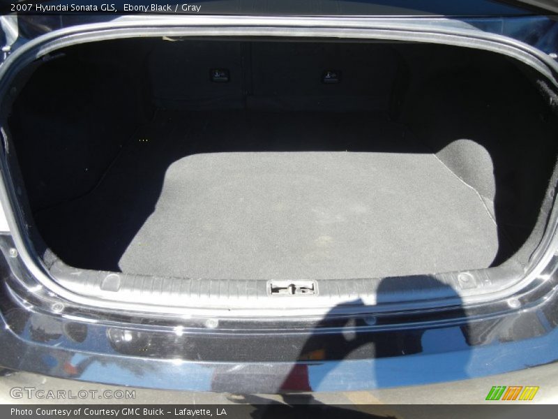 Ebony Black / Gray 2007 Hyundai Sonata GLS