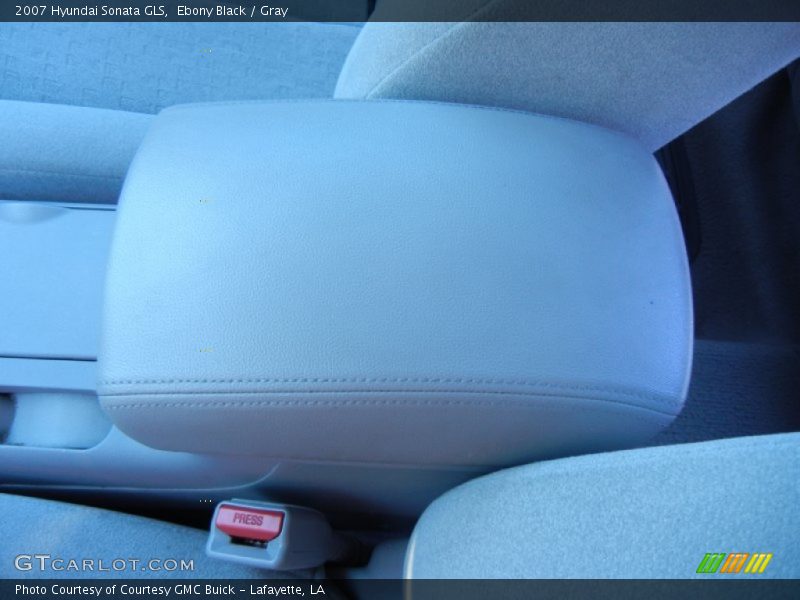Ebony Black / Gray 2007 Hyundai Sonata GLS