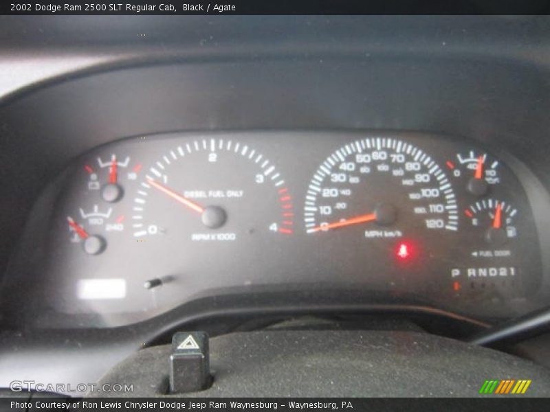 Black / Agate 2002 Dodge Ram 2500 SLT Regular Cab