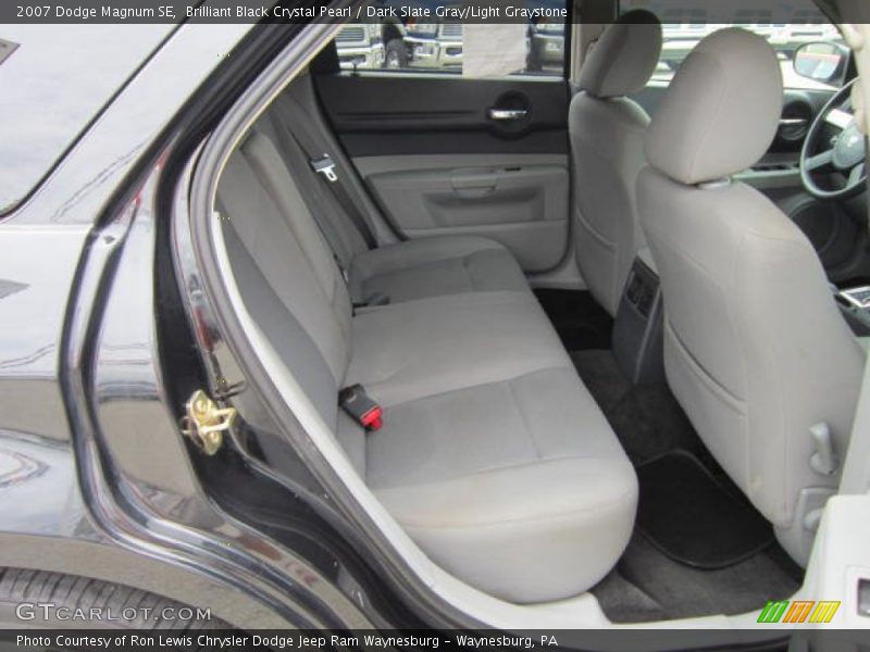 Brilliant Black Crystal Pearl / Dark Slate Gray/Light Graystone 2007 Dodge Magnum SE