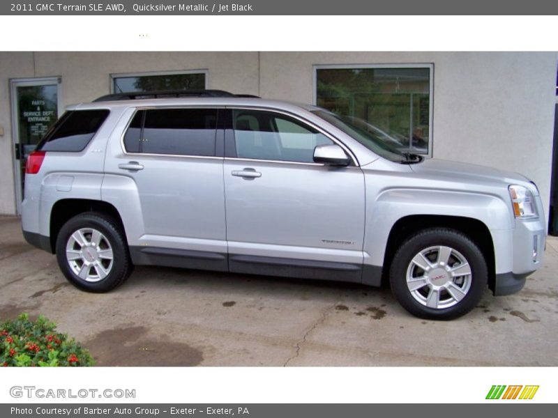 Quicksilver Metallic / Jet Black 2011 GMC Terrain SLE AWD