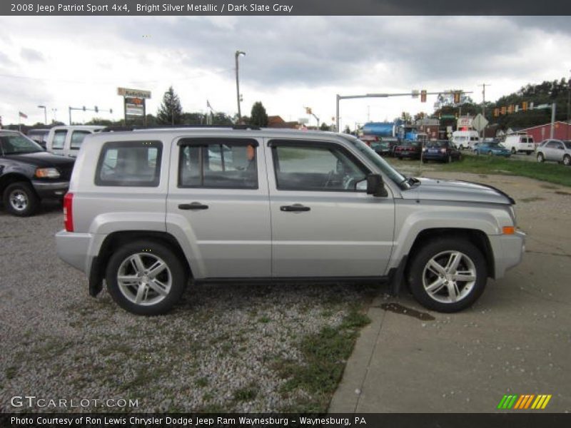 Bright Silver Metallic / Dark Slate Gray 2008 Jeep Patriot Sport 4x4