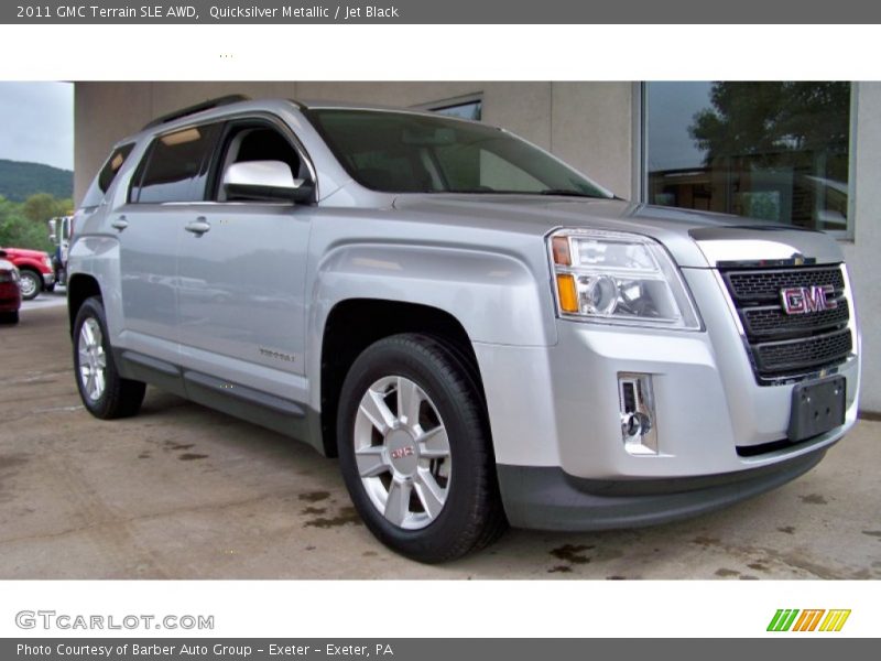 Quicksilver Metallic / Jet Black 2011 GMC Terrain SLE AWD