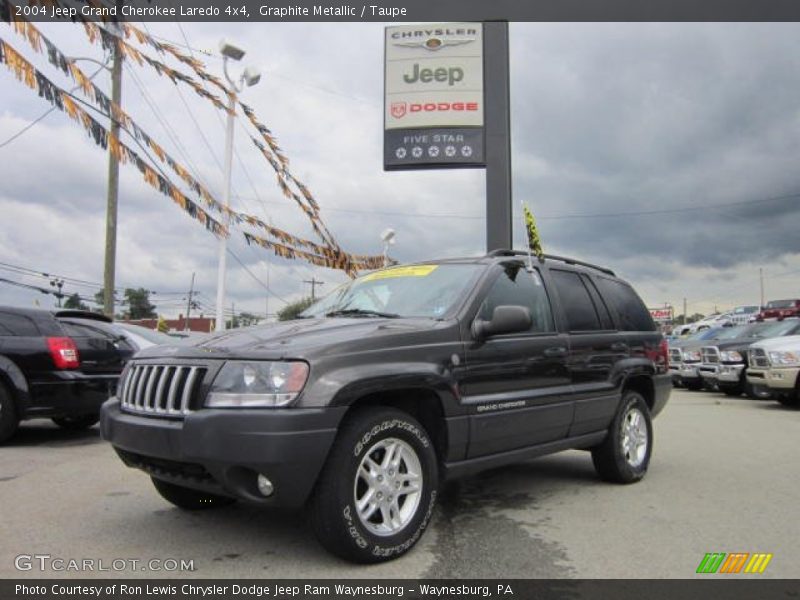 Graphite Metallic / Taupe 2004 Jeep Grand Cherokee Laredo 4x4