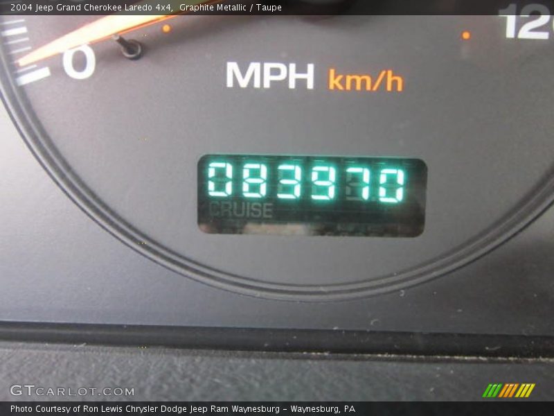 Graphite Metallic / Taupe 2004 Jeep Grand Cherokee Laredo 4x4