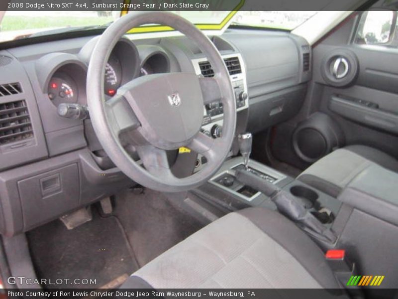 Sunburst Orange Pearl / Dark Slate Gray 2008 Dodge Nitro SXT 4x4