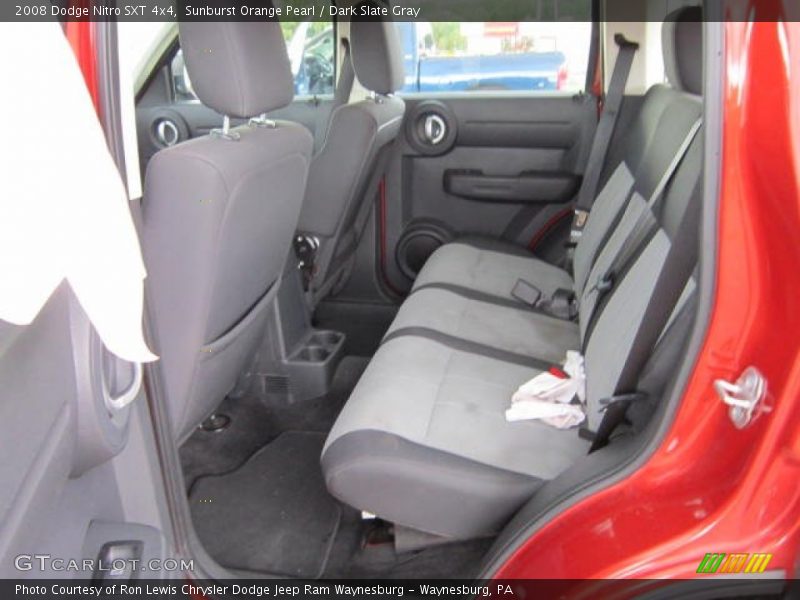 Sunburst Orange Pearl / Dark Slate Gray 2008 Dodge Nitro SXT 4x4