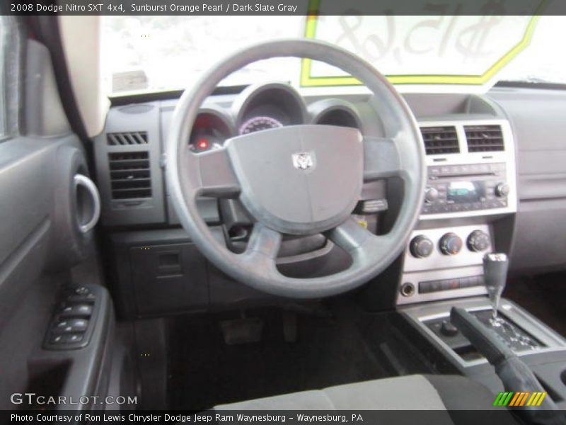 Sunburst Orange Pearl / Dark Slate Gray 2008 Dodge Nitro SXT 4x4
