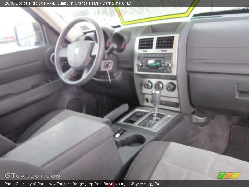 Sunburst Orange Pearl / Dark Slate Gray 2008 Dodge Nitro SXT 4x4